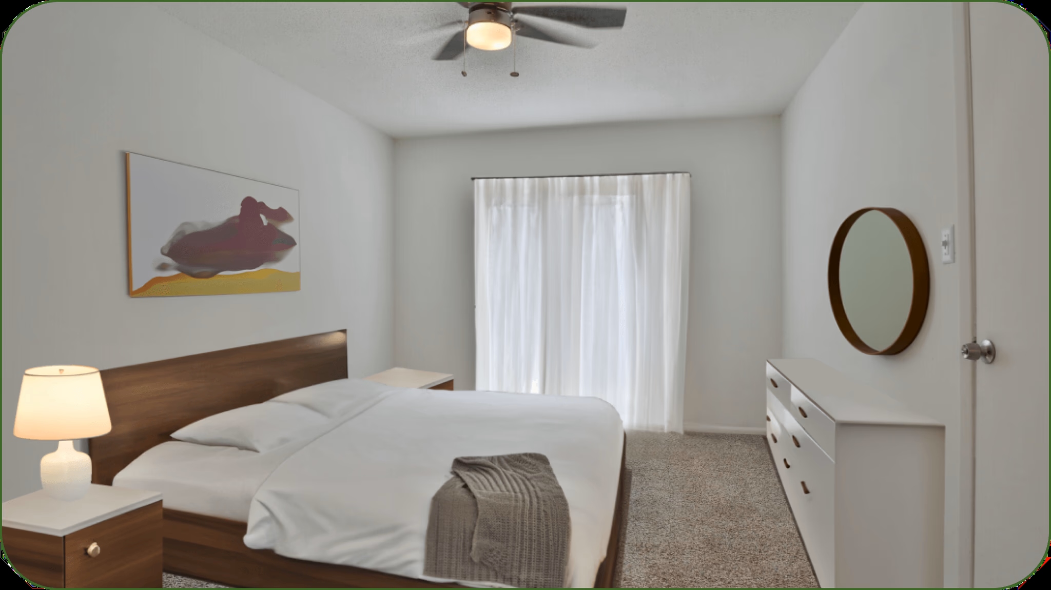 Expansive Bedroom.